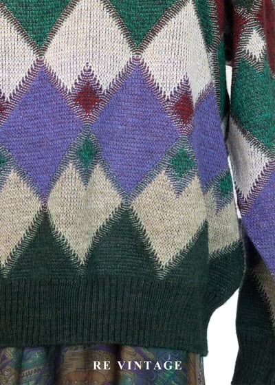 Autumn in argyle 文藝靈魂格紋毛衣4