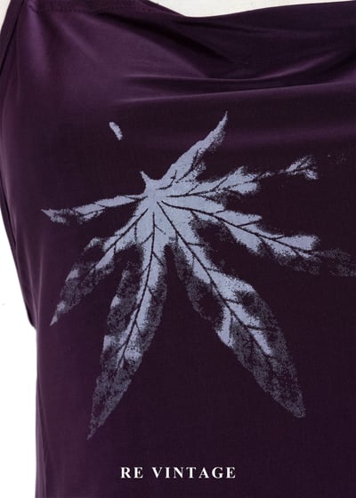 晚秋的最後一片紫色楓葉細肩帶背心7