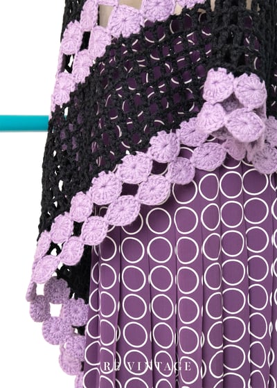 Bellflower 雙色針織斗篷9