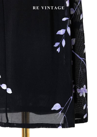 黑夜紫光花火細肩帶洋裝14