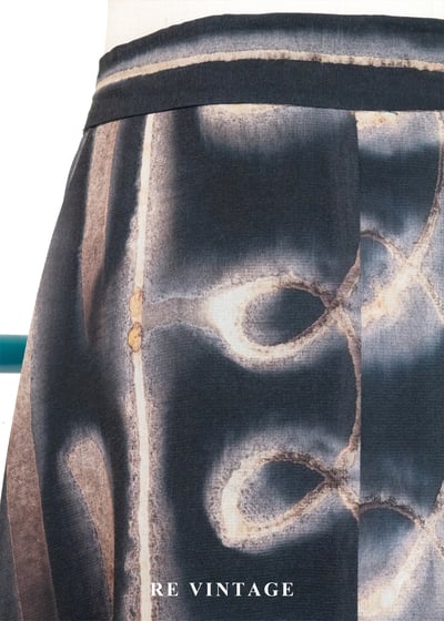 夜晚湖面聲波長裙（27-28"）5