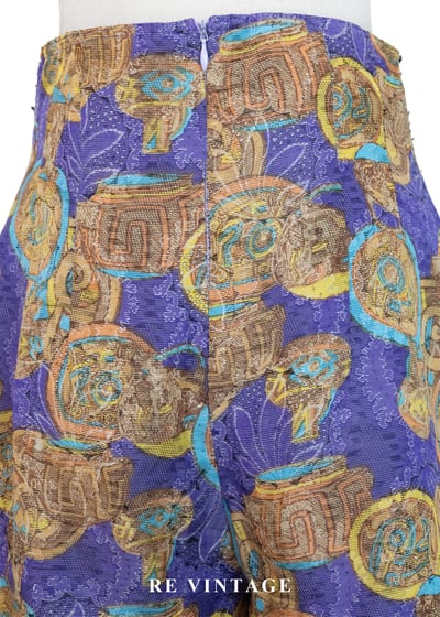 飽滿電光紫時空硬幣高腰短褲（25"）8