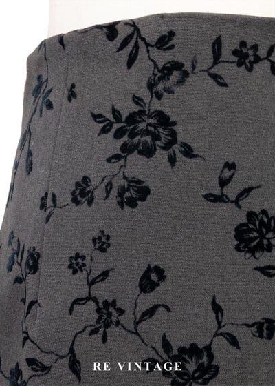 柔霧花園枝葉藤蔓短裙（26"）5