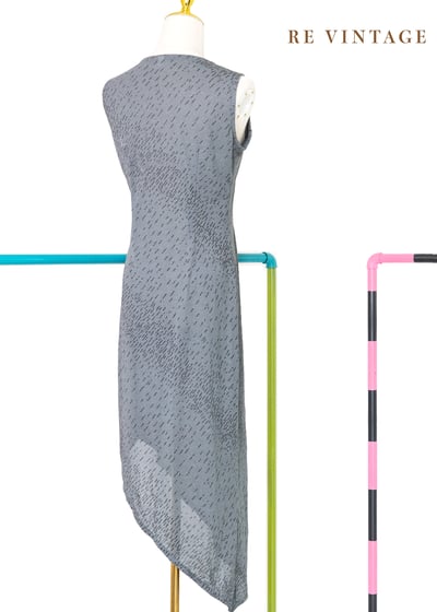 Rainy Day 灰色雨滴長版上衣/洋裝7