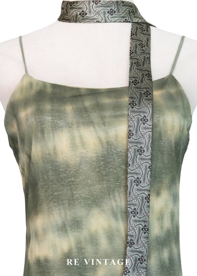 早晨日出森林紮染細肩帶洋裝5