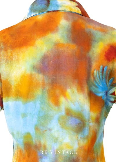 午後の畫布花語流動筆觸上衣12