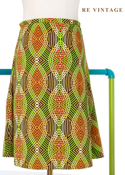 迷幻秩序幾何相撞短裙（27"）7