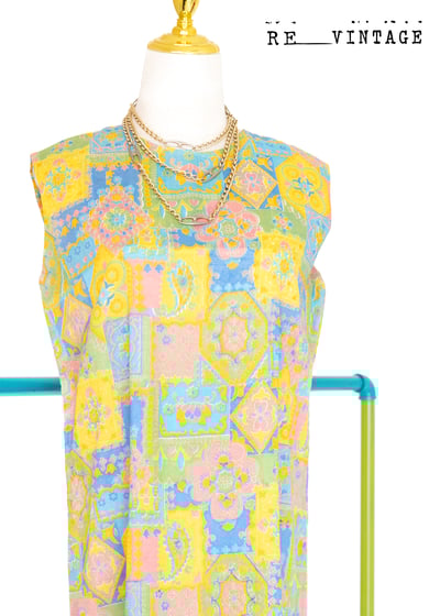 甜心粉色系圖騰長洋裝15