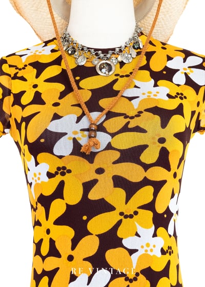 Vivid Orange 百花盛開長洋裝4