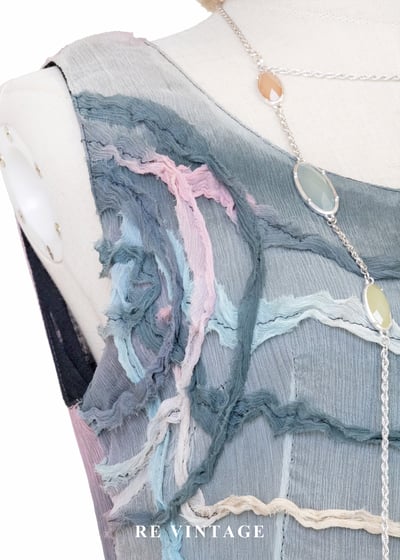 海霧 - 水彩記憶波紋洋裝6