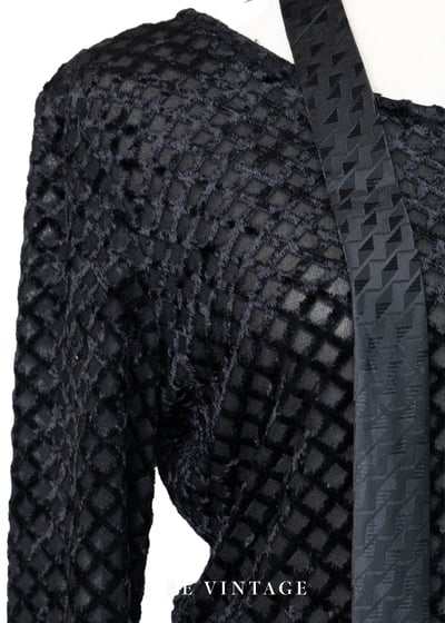 黑玫瑰花園圍籬透膚上衣8