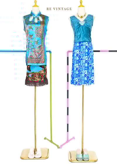 孔雀藍の夜東方名伶長版上衣2