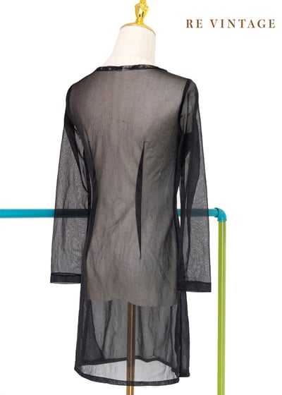 辣辣の黑紗透膚洋裝8