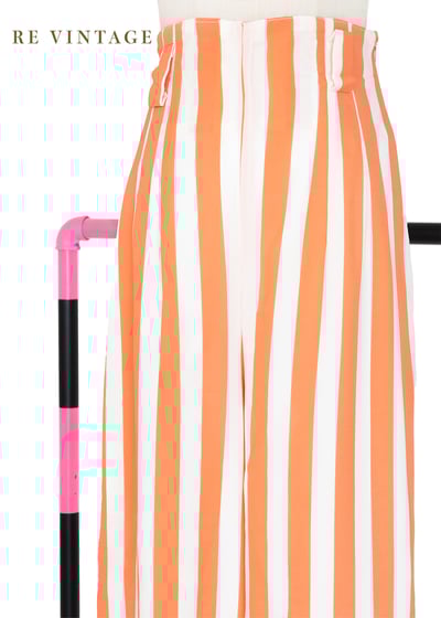 阿瑪菲橘光義大利漫步線條高腰寬褲（26"）8