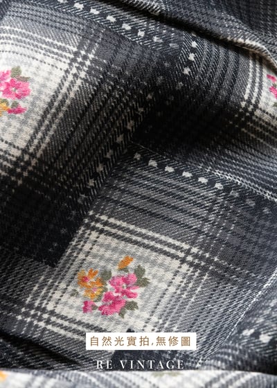 格子間的花一片式短裙（25-26"）9