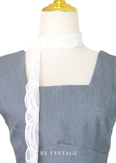 質感單品 - 俐落方領短版灰色背心4