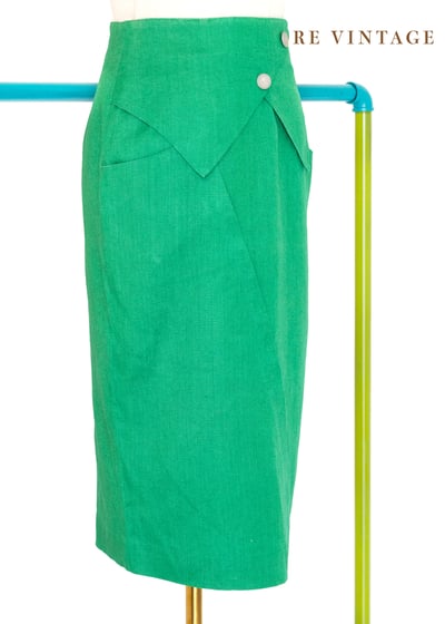 Fern Green 氣質高腰窄版裙（24")9