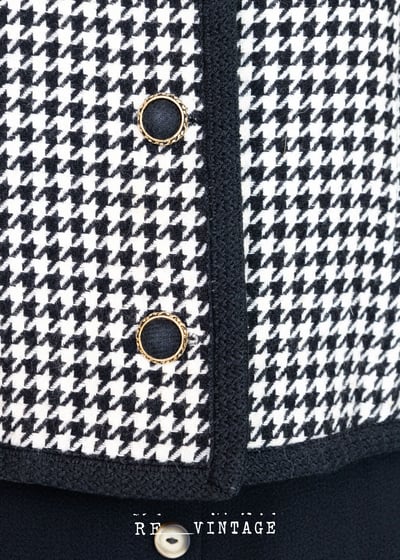 氣質の短版千鳥格紋外套8