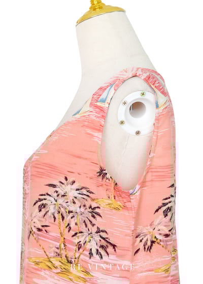 粉紅熱帶渡假風洋裝7