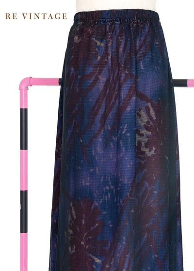 宇宙星雲之花黑網紗長裙（22-32"）3