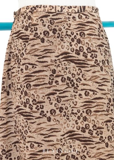 Mixed Animal Print 中長裙（24"）7
