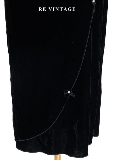 珍珠流星划過夜空絨布長裙（23-26"）5