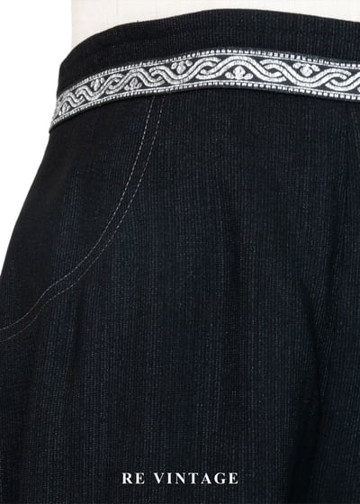 銀光軌跡閃亮流蘇七分褲(26")5