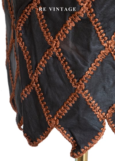 套裝組合 - 深橘鉤織皮菱格美裙（25-28"）8