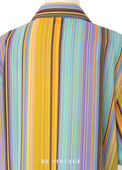 嘉年華條紋短袖襯衫13