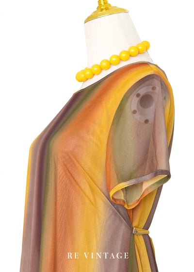 大地與火的漸層能量長洋裝9