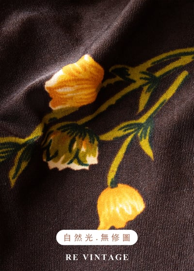 柑橘花香深巧克力色細肩帶洋裝13