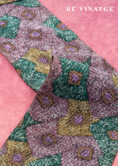 色彩遊戲夢幻幾何領帶8