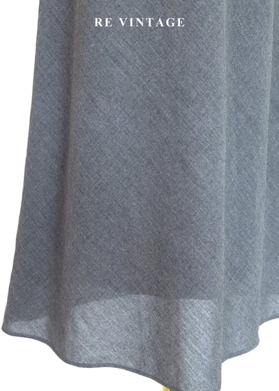 必備單品 - 翻摺簡約氣質灰色長裙（26"）4