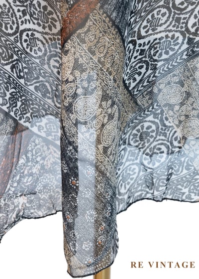 波希米雅迷幻拼接圖騰長裙（26-30"）6