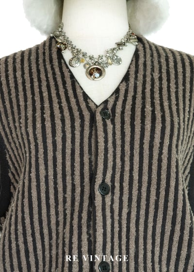 日本製 - 時光迴路摩卡棕針織背心3