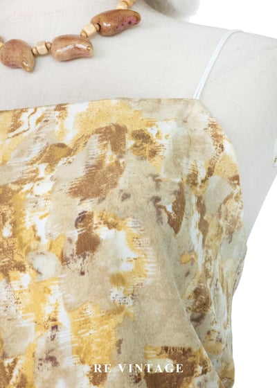 薑黃斑駁大理石紋一片式背心5