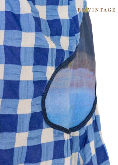 『歐洲寶物 』銀球拼接格紋可愛洋裝16