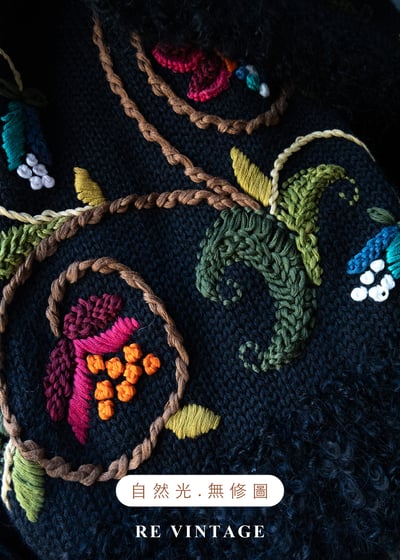 繁花盛開的邊境長版背心罩衫17