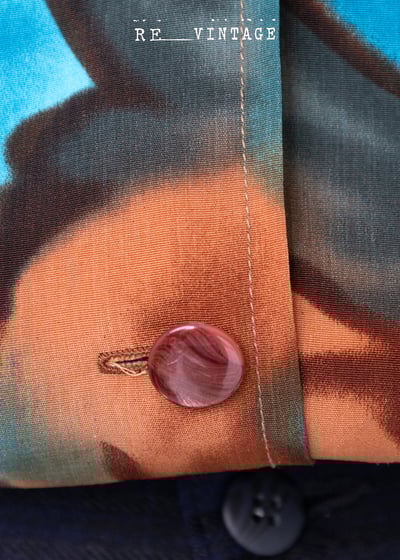 Rusty 藍綠色撞色襯衫9