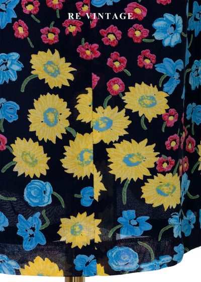 托斯卡尼的陽光  -向日葵碎花雪紡短裙（26"）9