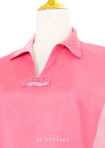 『歐洲寶物』Hot Pink流蘇罩衫7