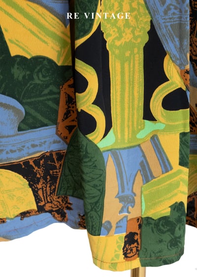 歐式熱帶植物與切割庭園長裙（27-28"）7