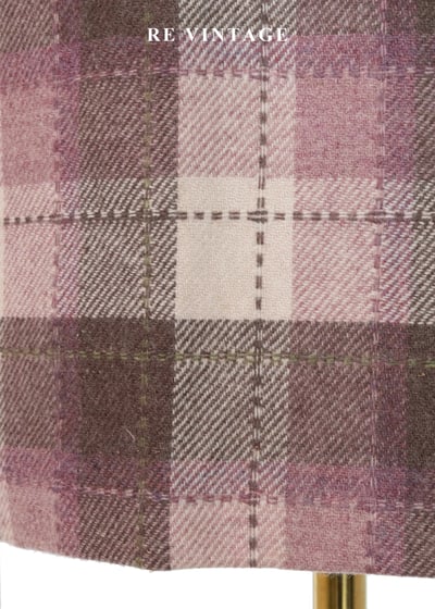 柔柔粉霧棕格紋流蘇短裙（26“）8