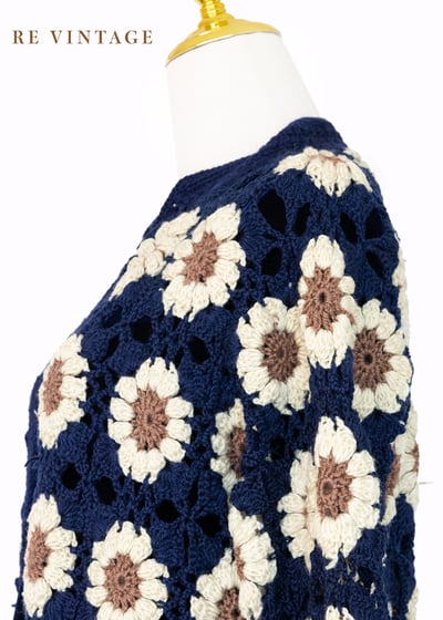 行走中的小花園織品長版外套/罩衫11