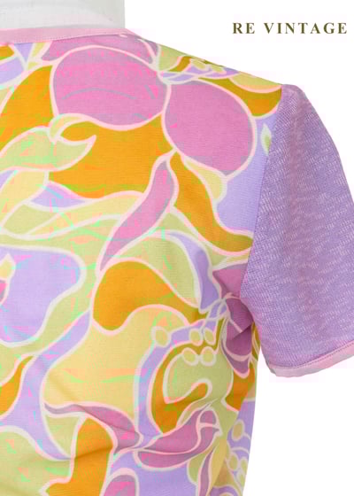 Peach Soda 果汁花樣拼接上衣10