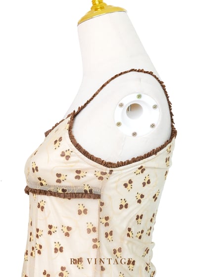 愛心蜜蜂花園細肩帶洋裝9