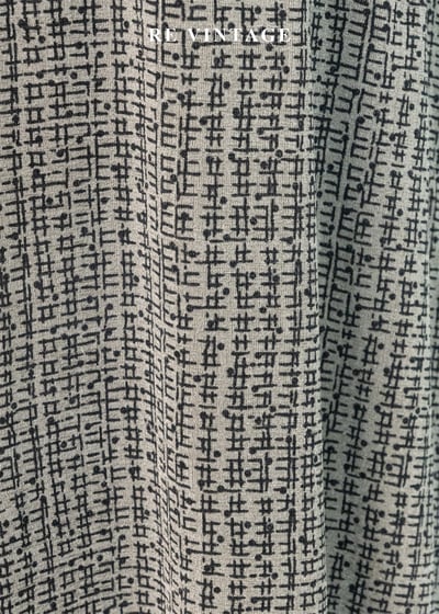 灰綠色畫布筆觸長裙（24-30"）10