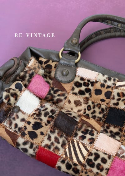 動物野性拼貼怪可愛手提包14