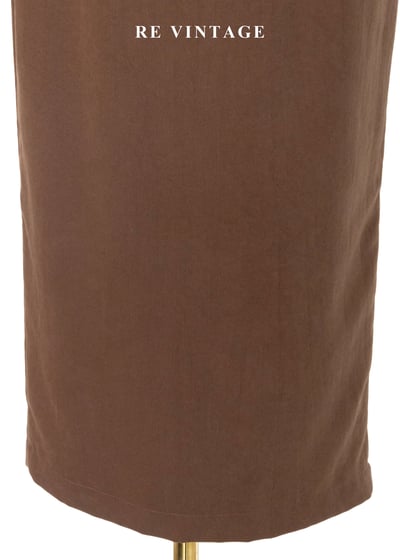 氣質單品 - 摩卡珍珠富家千金高腰長裙（25"）4