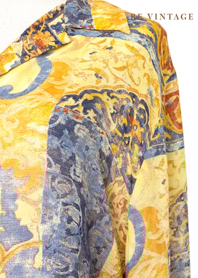 義大利製 - 皇宮圖騰華麗襯衫6